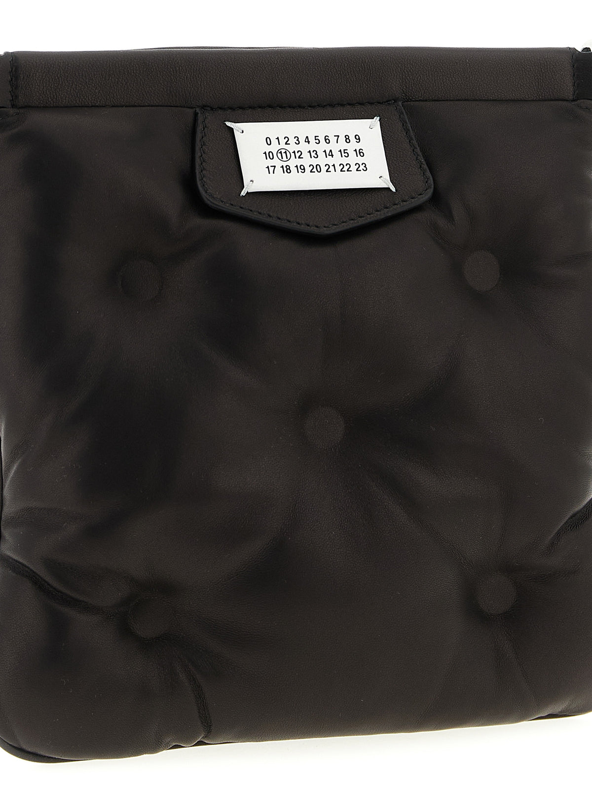 Sac bandoulière Maison Margiela noir en cuir d'agneau