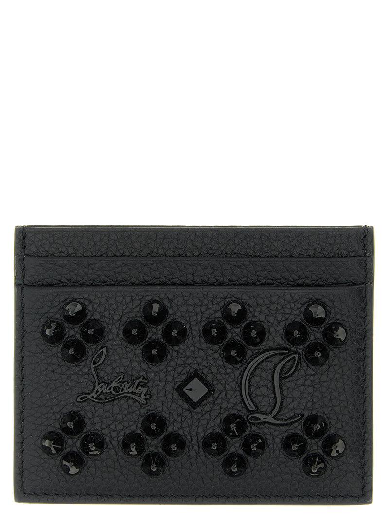 Christian Louboutin Kios Black Calfskin Cardholder