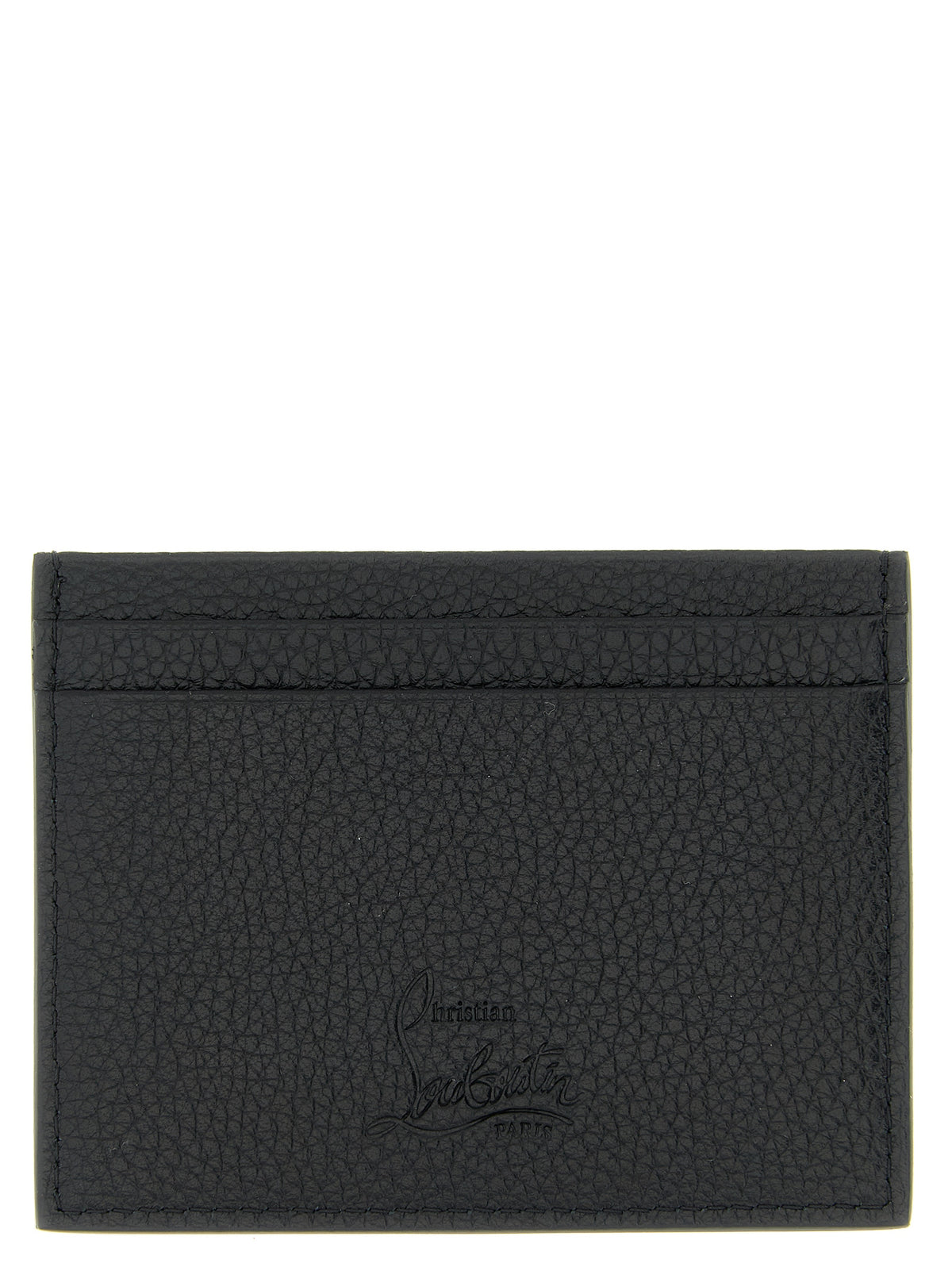 Christian Louboutin Black Calfskin 'Kios' Cardholder