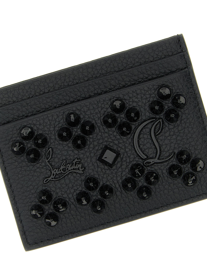 Christian Louboutin Kios Black Calfskin Cardholder