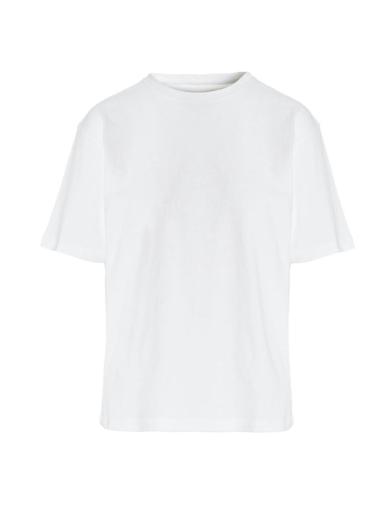 T-shirt en coton blanc Khaite