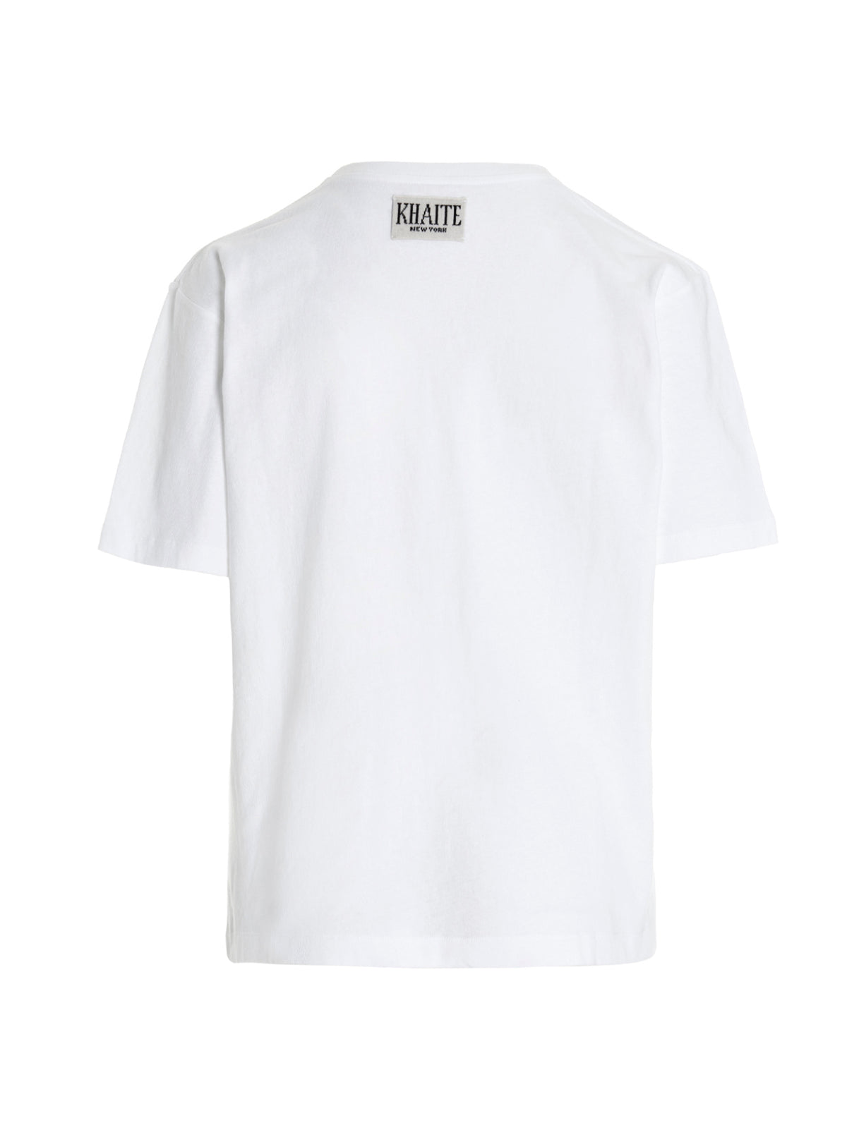 T-shirt en coton blanc Khaite