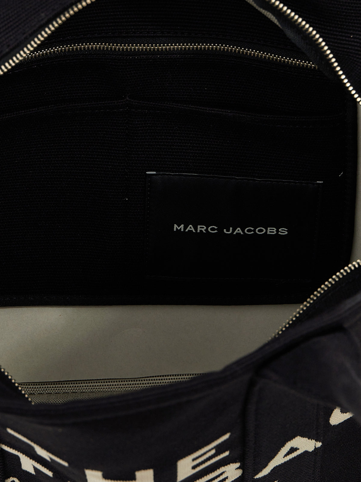Sac cabas bicolore en coton Marc Jacobs