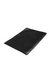 Dolce & Gabbana Black #DGFamily Leather Clutch Borse Bag