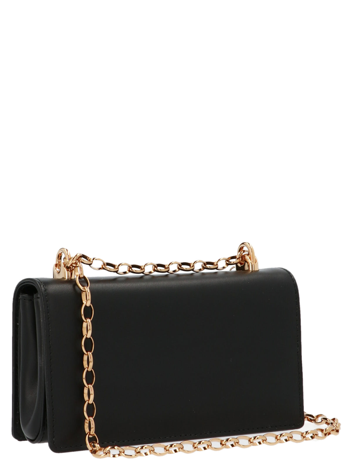 Dolce & Gabbana Black Calfskin DG Girl Mini Crossbody Bag