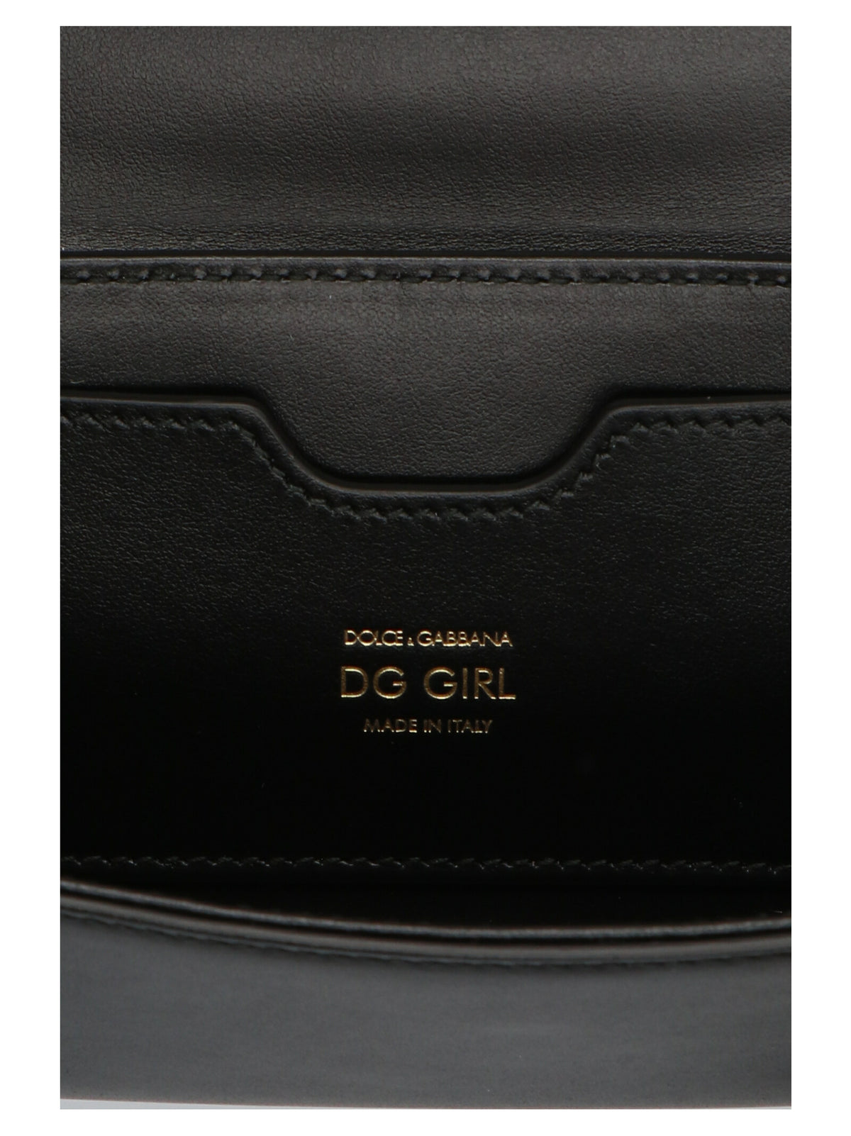 Dolce & Gabbana Black Calfskin DG Girl Mini Crossbody Bag