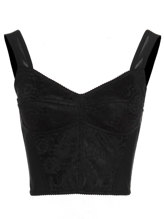 Débardeurs Dolce & Gabbana noirs en polyamide