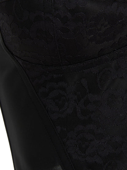 Dolce & Gabbana Black Polyamide Tank Tops