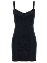 Dolce & Gabbana Black Polyester Short Dress
