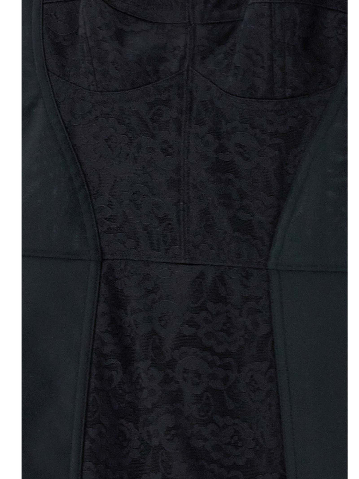 Dolce & Gabbana Black Polyester Short Dress