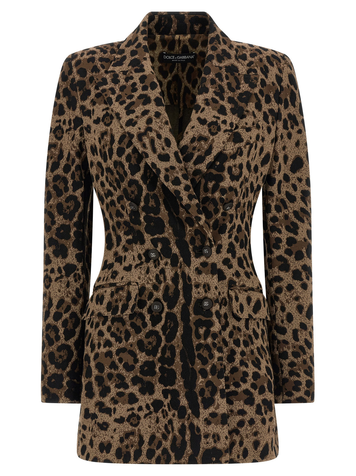 Dolce & Gabbana Turlington Brown Viscose Blazer