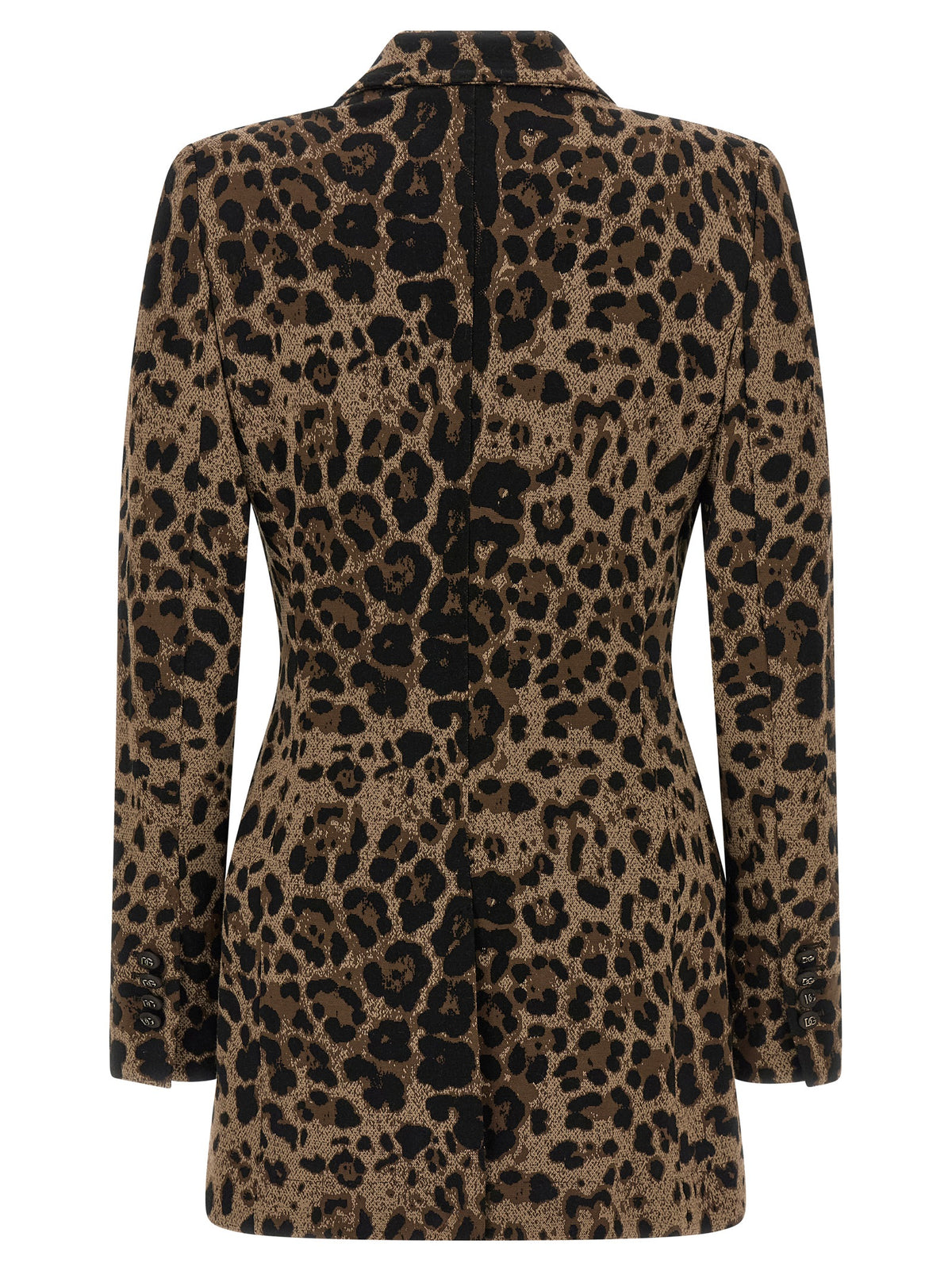 Dolce & Gabbana Turlington Brown Viscose Blazer