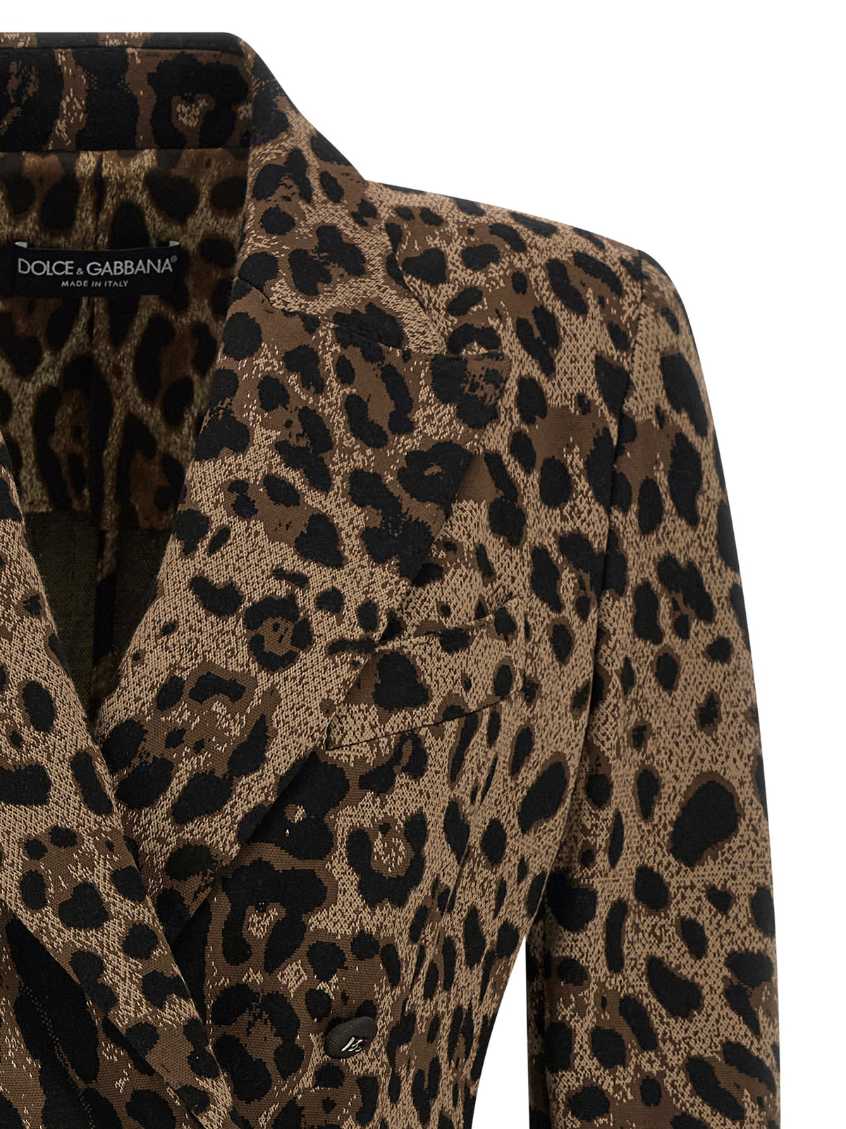 Dolce & Gabbana Turlington Brown Viscose Blazer