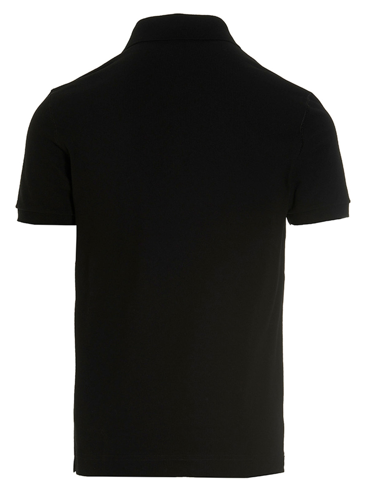 Polo en coton noir Dolce & Gabbana