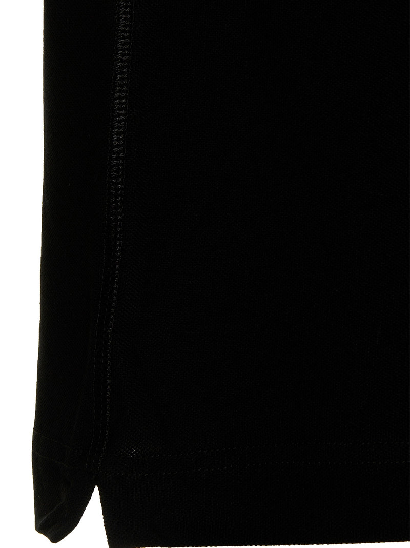 Polo en coton noir Dolce & Gabbana
