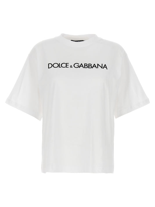 T-shirt en coton blanc Dolce & Gabbana
