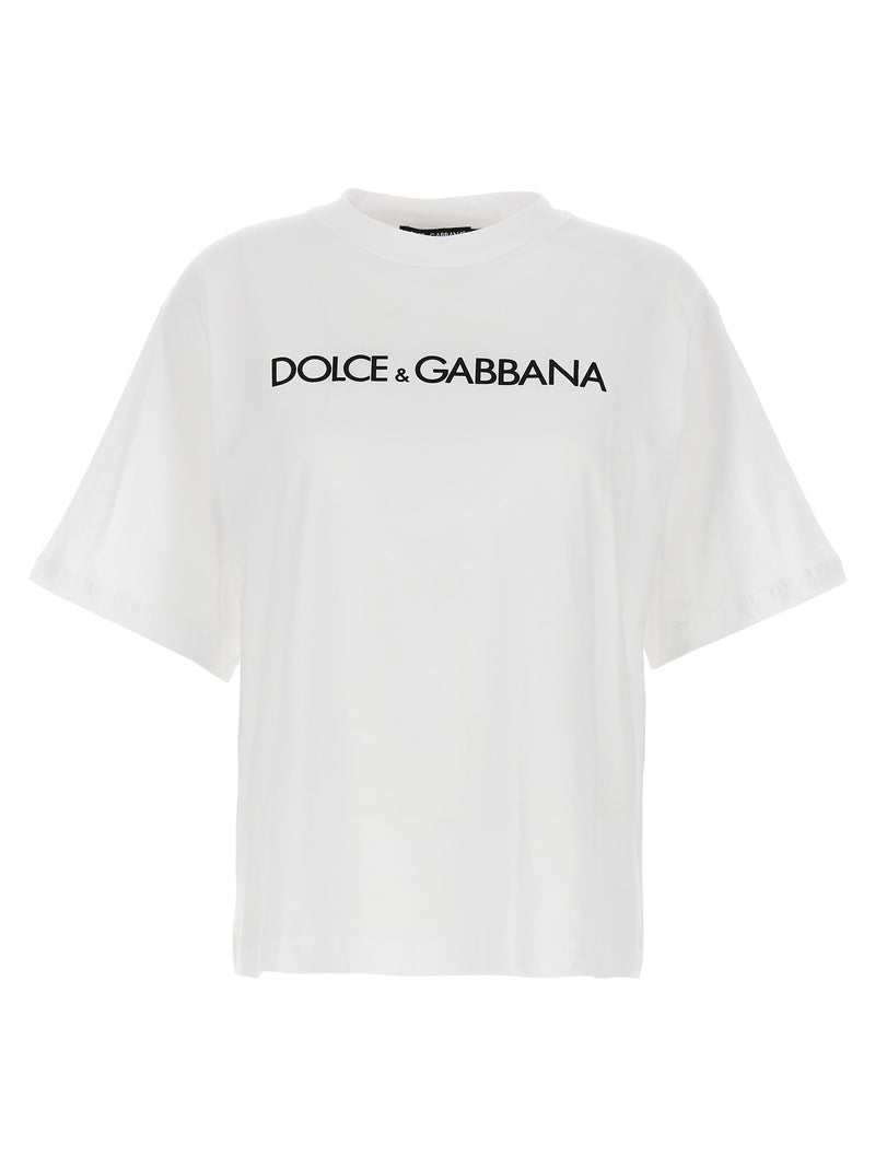 Dolce & Gabbana White Cotton T-Shirt for Women