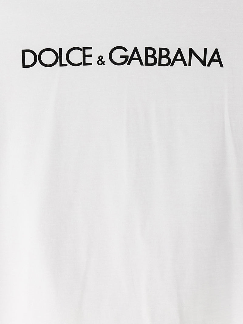 Dolce & Gabbana White Cotton T-Shirt for Women