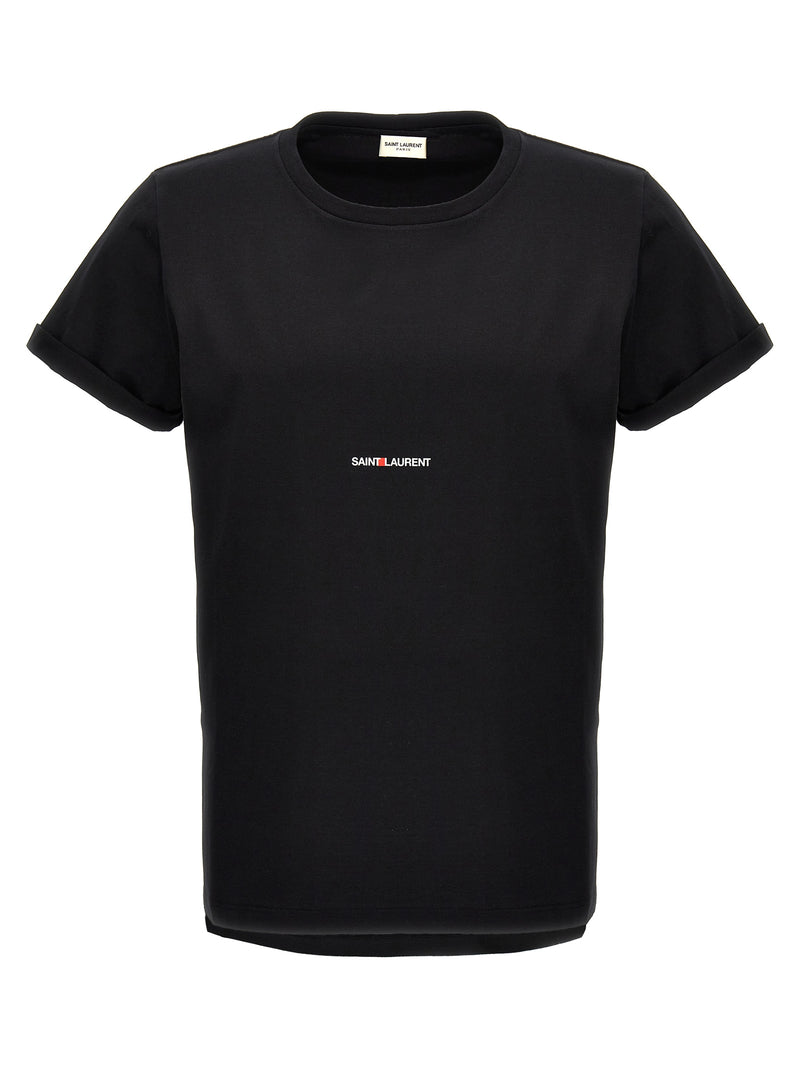 T-shirt Saint Laurent en coton noir