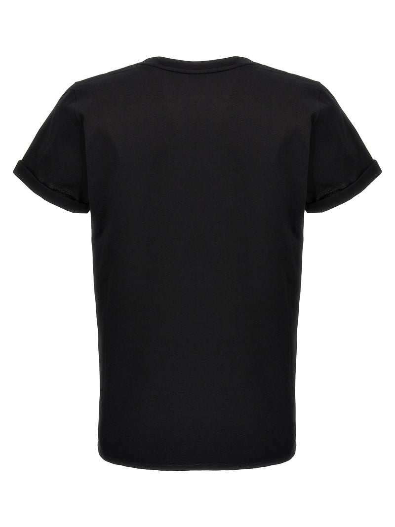 T-shirt Saint Laurent en coton noir