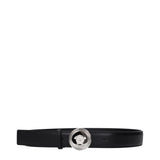 Ceinture Versace en cuir noir, modèle standard