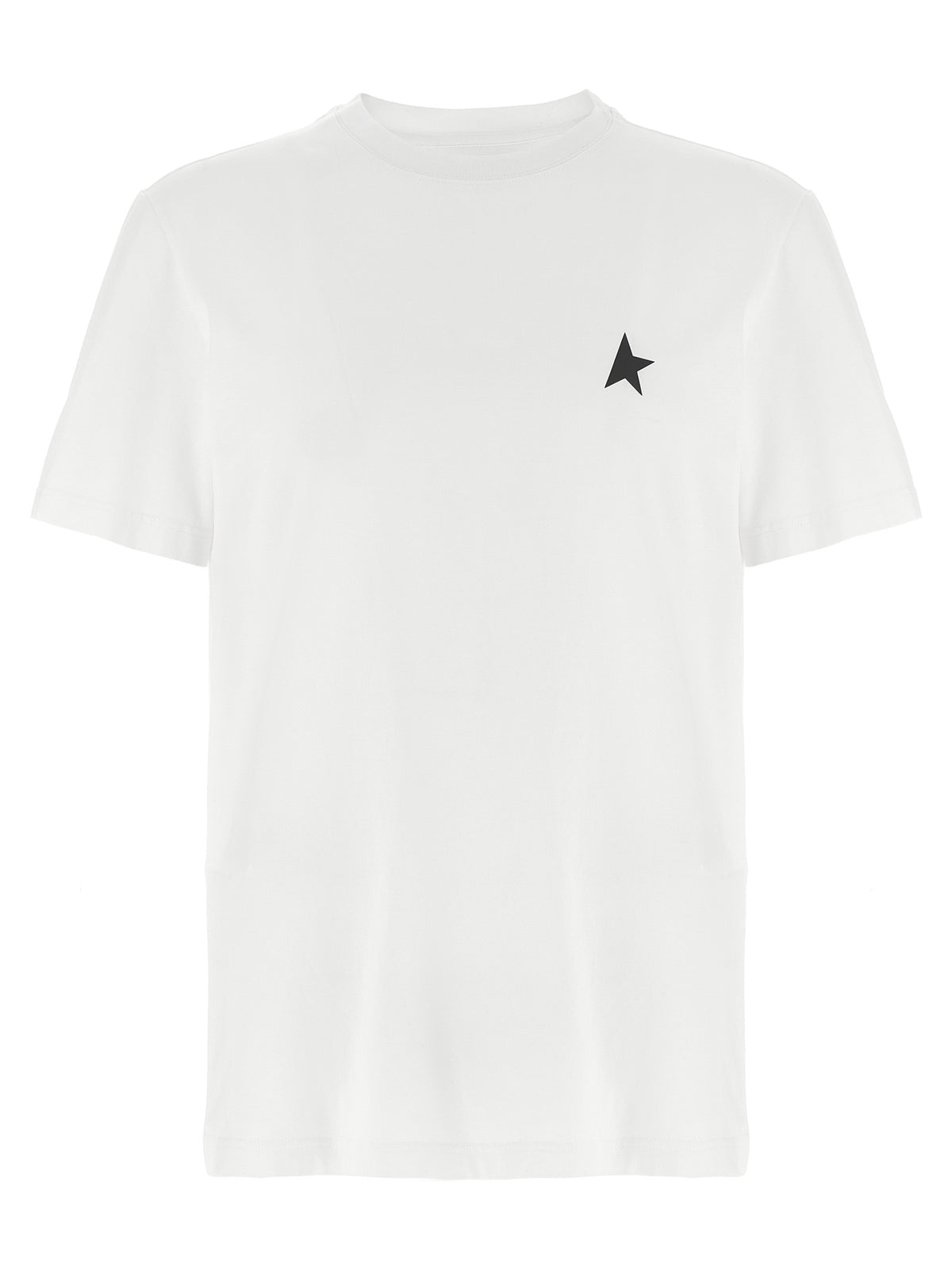 Golden Goose Bicolor Cotton T-Shirt - White/Black