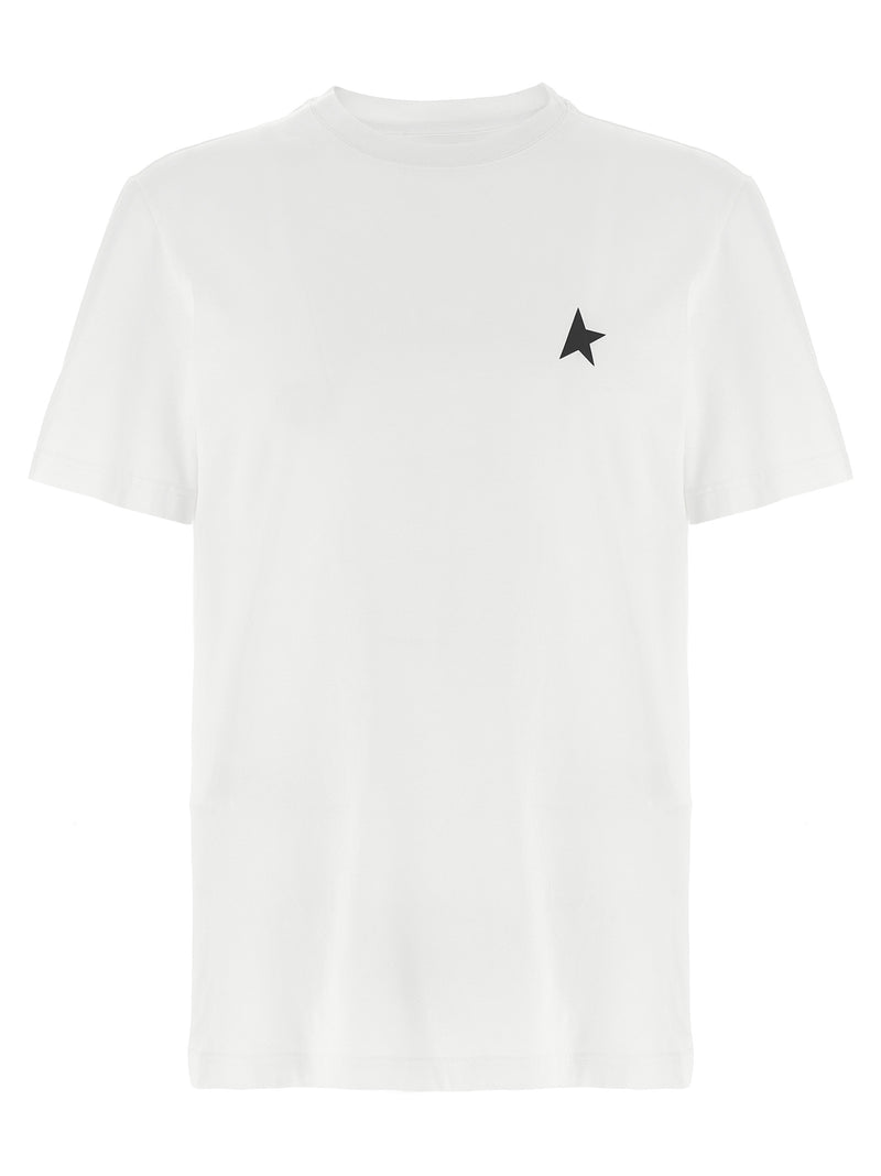Golden Goose Bicolor Cotton T-Shirt - White/Black
