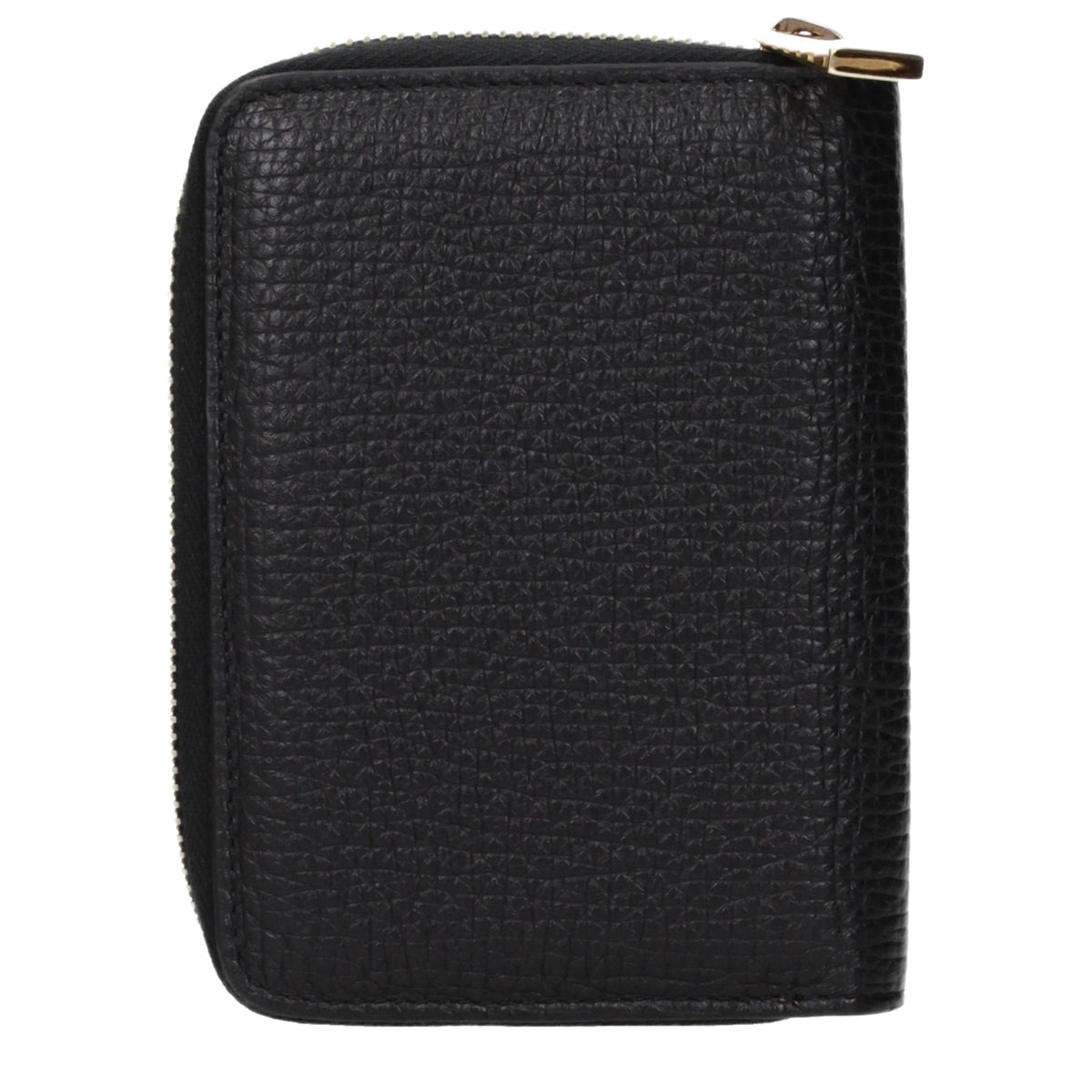 Portefeuille en cuir noir Versace