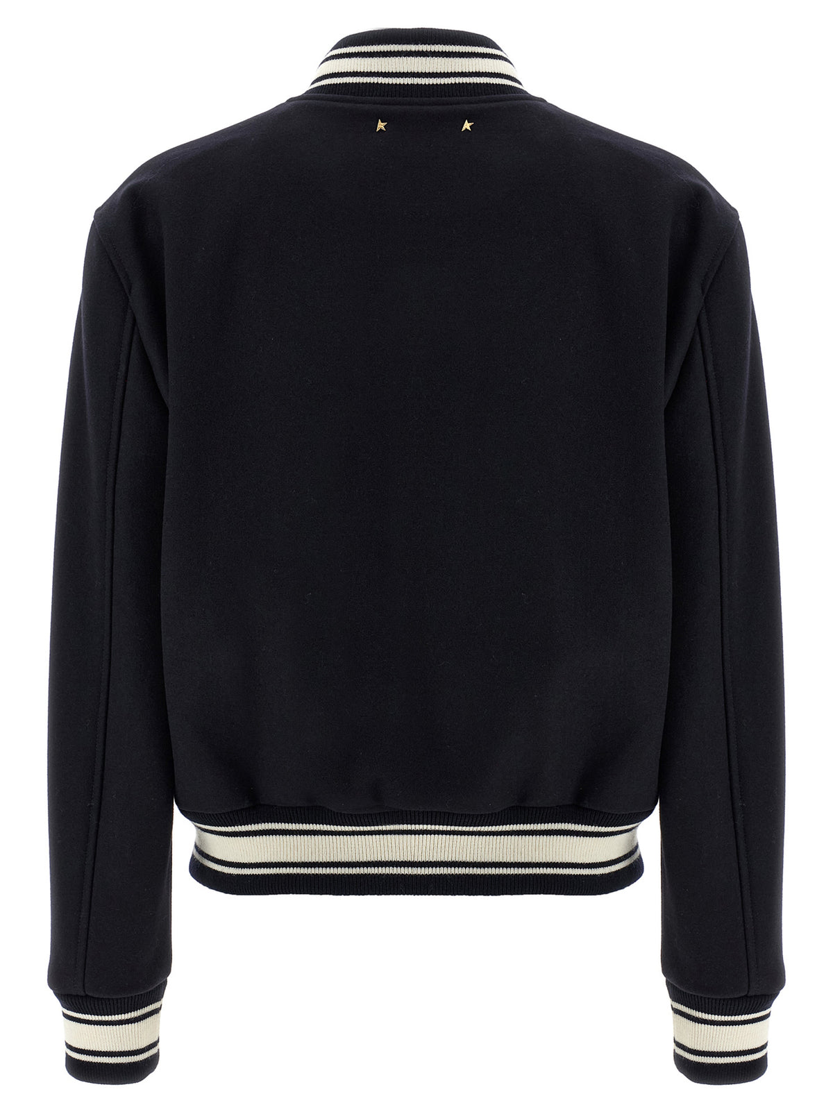 Golden Goose Blue Virgin Wool Bomber