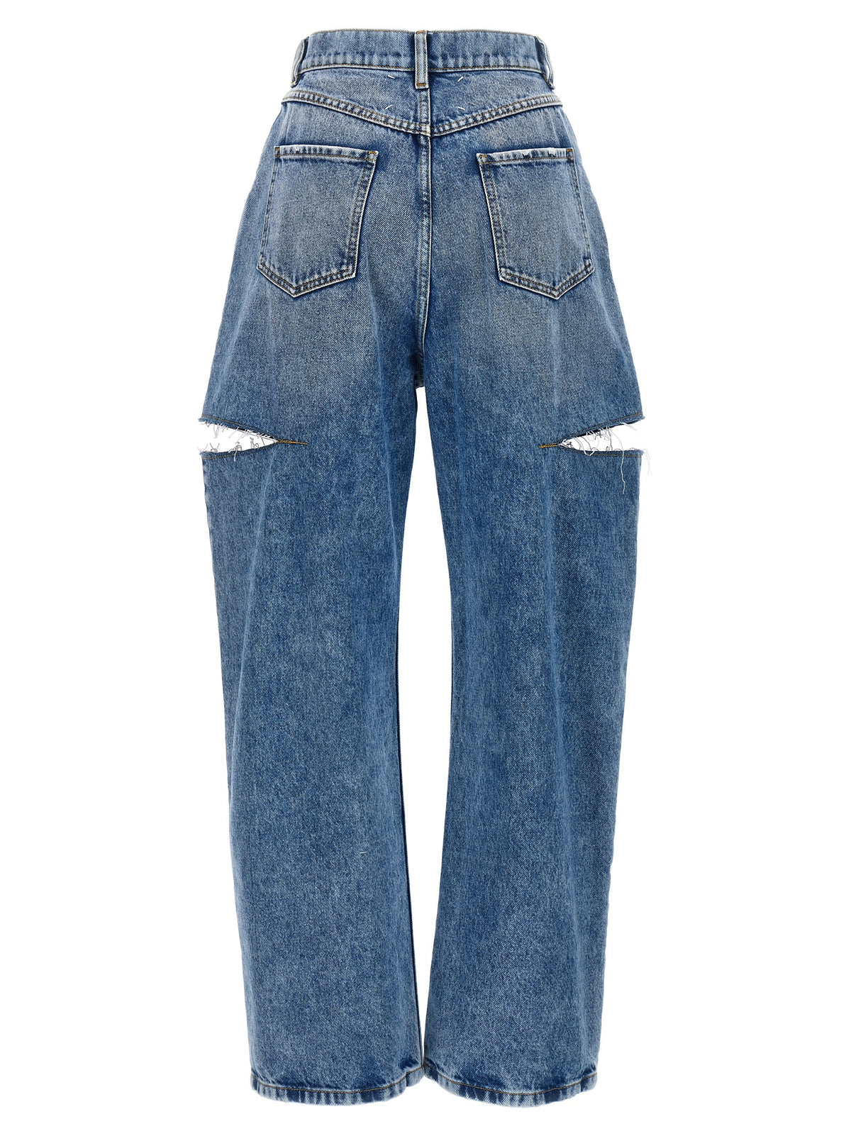 Jeans coupe droite en coton bleu Maison Margiela