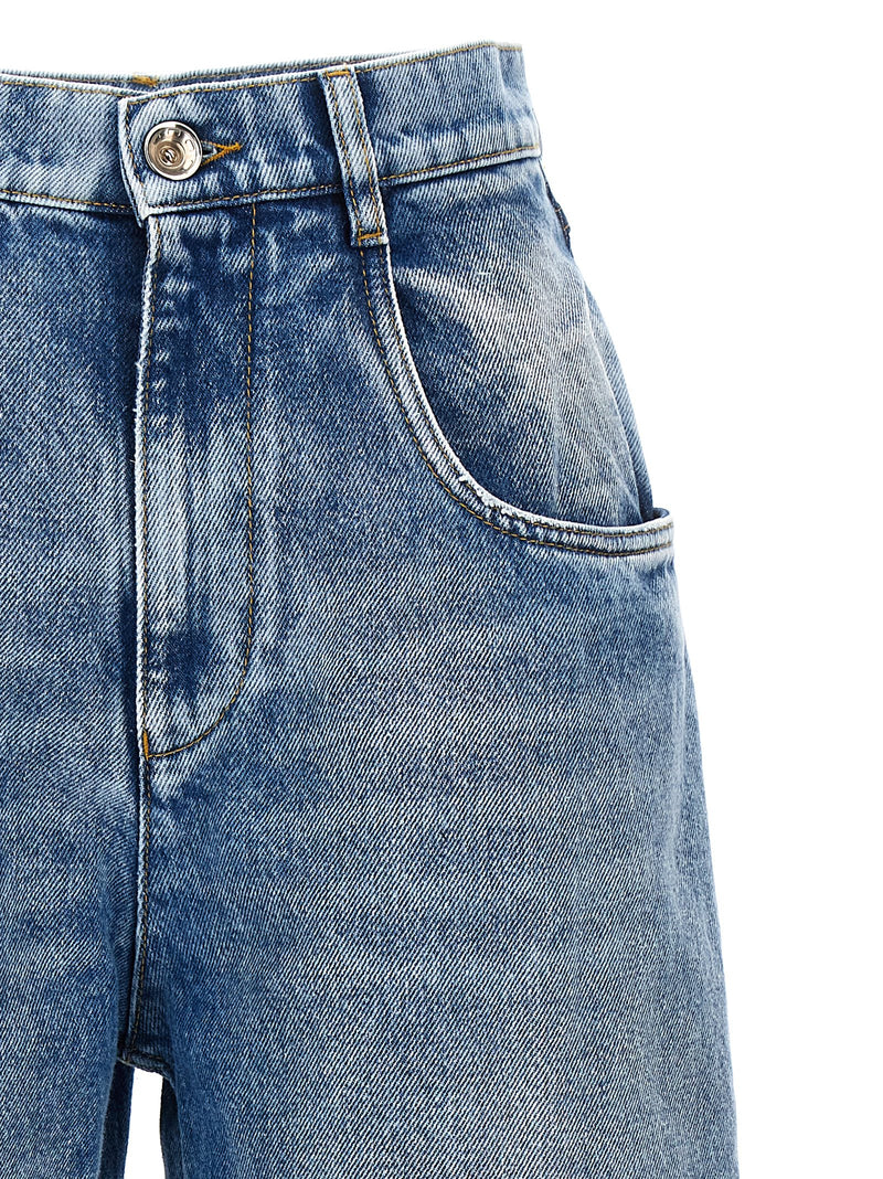 Jeans coupe droite en coton bleu Maison Margiela
