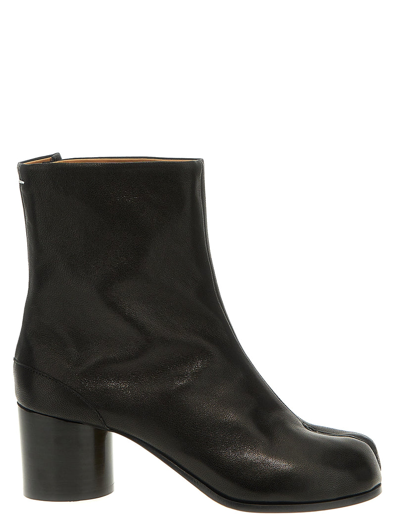 Bottes en cuir Nappa noir / veau Bos Taurus Maison Margiela