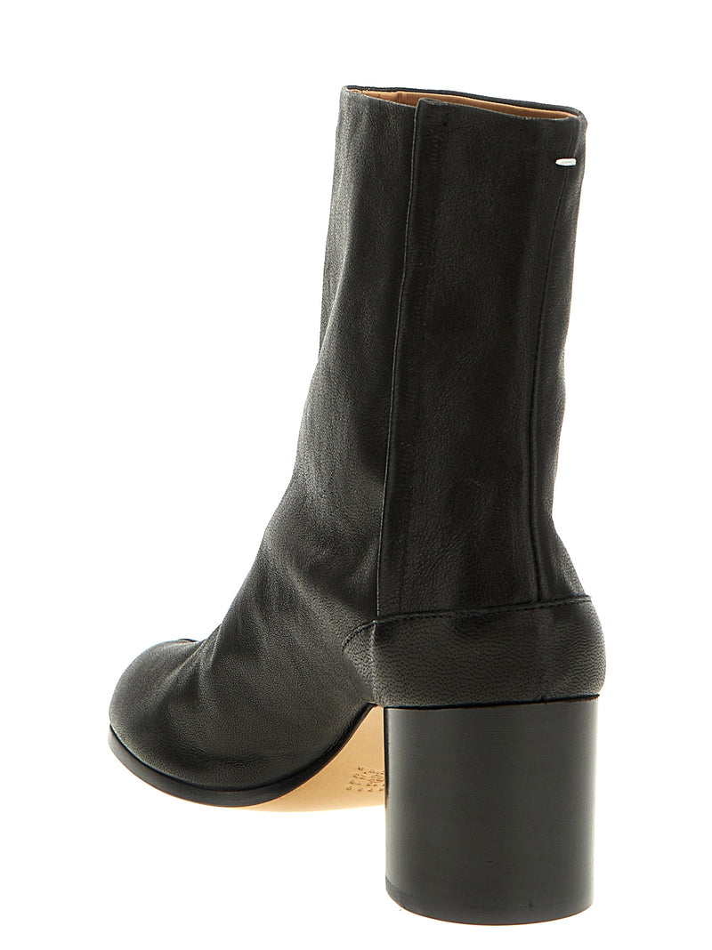 Bottes en cuir Nappa noir / veau Bos Taurus Maison Margiela