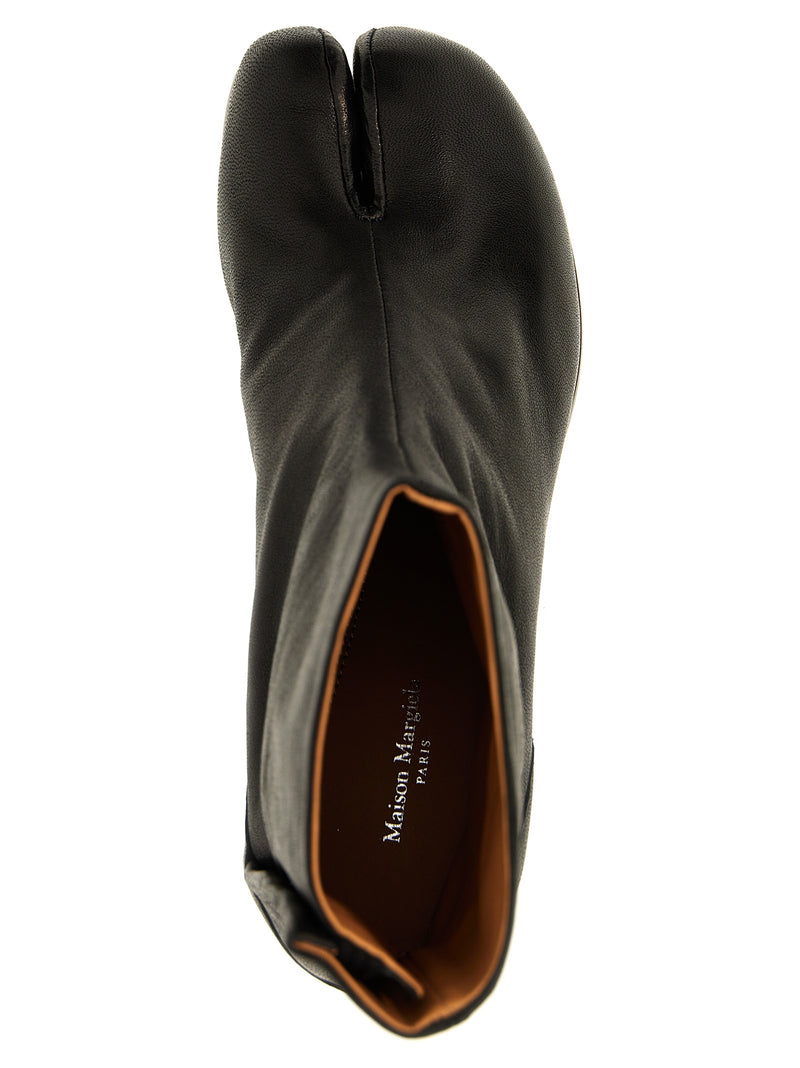 Bottes en cuir Nappa noir / veau Bos Taurus Maison Margiela