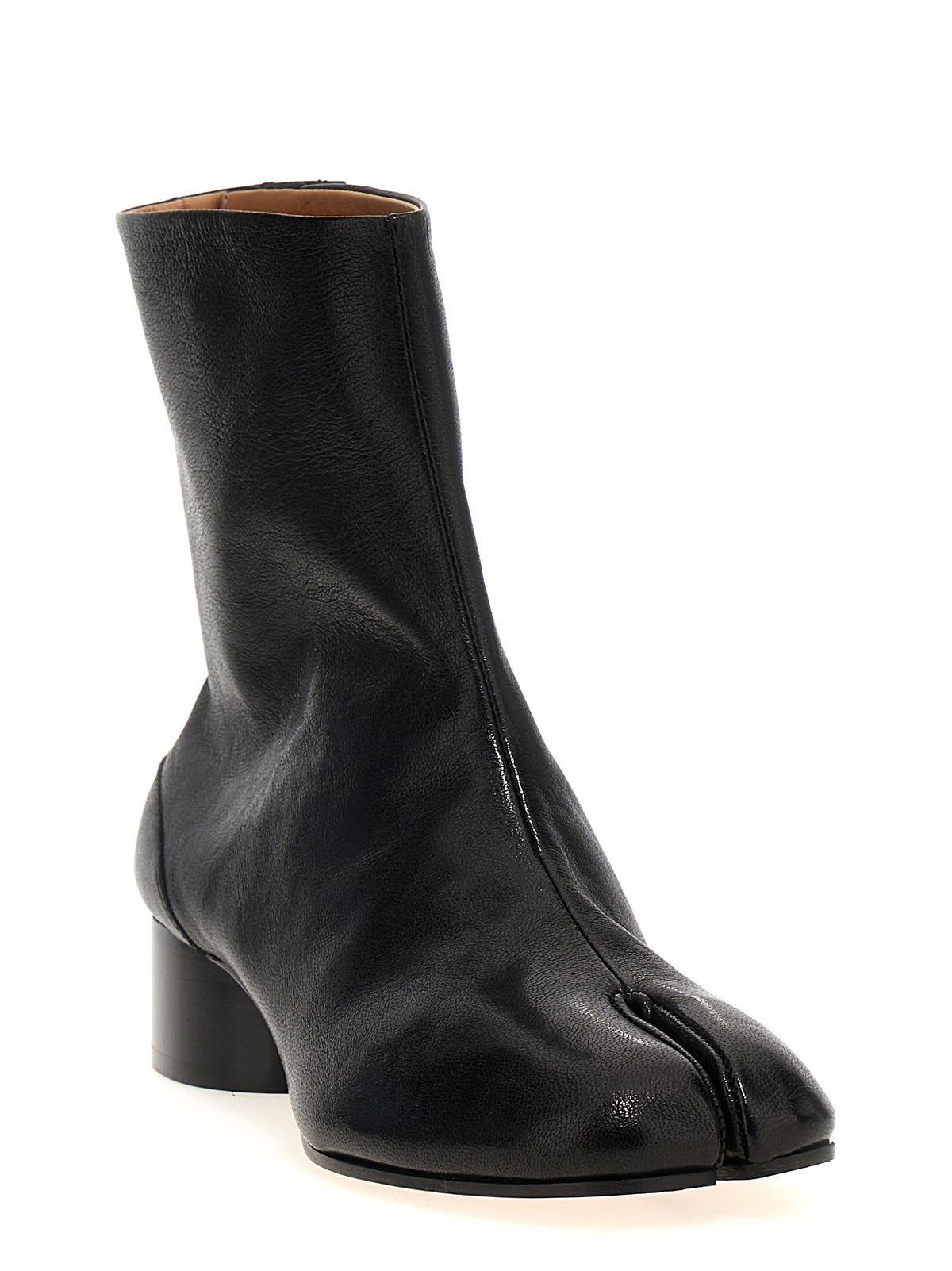 Bottines Maison Margiela en cuir d'agneau noir