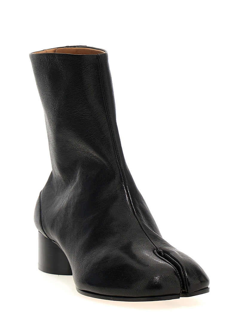 Bottines Maison Margiela en cuir d'agneau noir