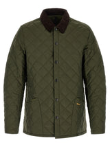 Veste Barbour longue en polyamide bicolore