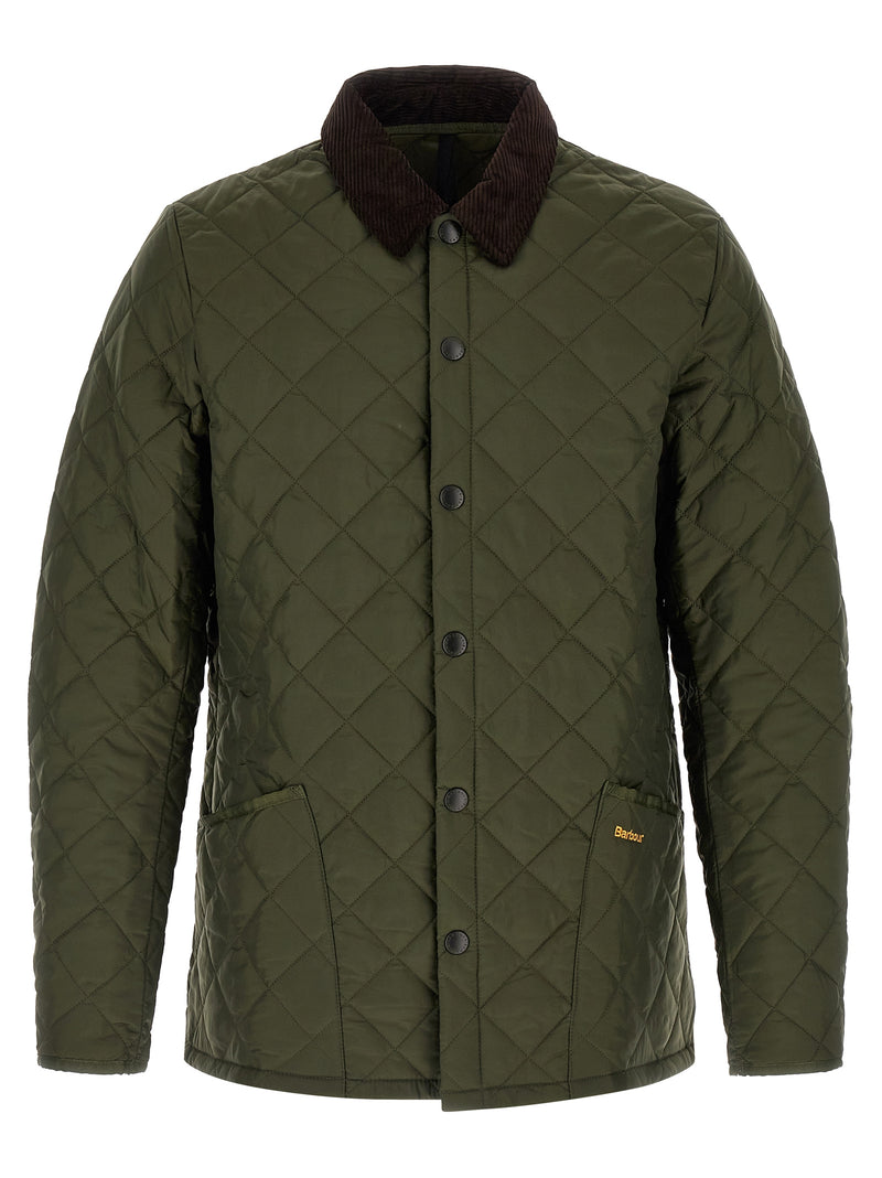 Veste Barbour longue en polyamide bicolore