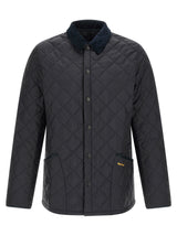 Barbour Heritage Liddesdale Blue Polyamide Full-Length Jacket