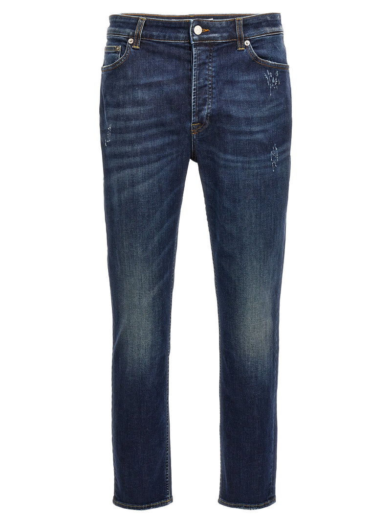 Department 5 Blue Cotton Jeans Denim