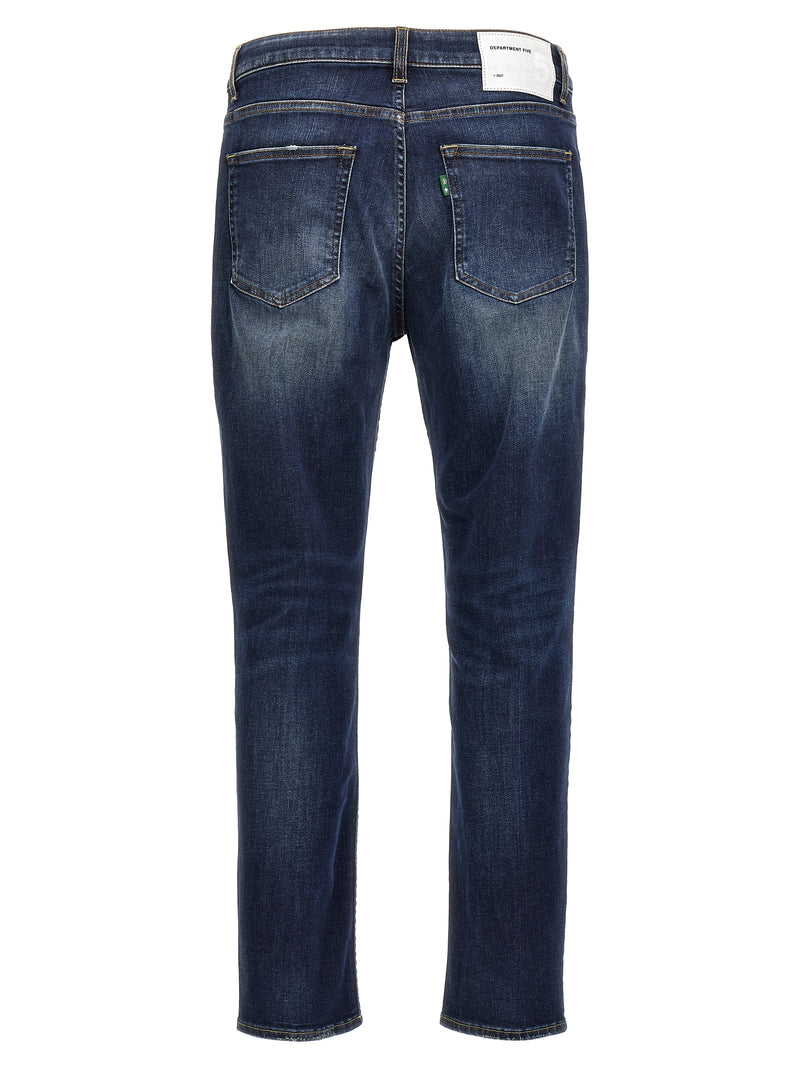 Department 5 Blue Cotton Jeans Denim
