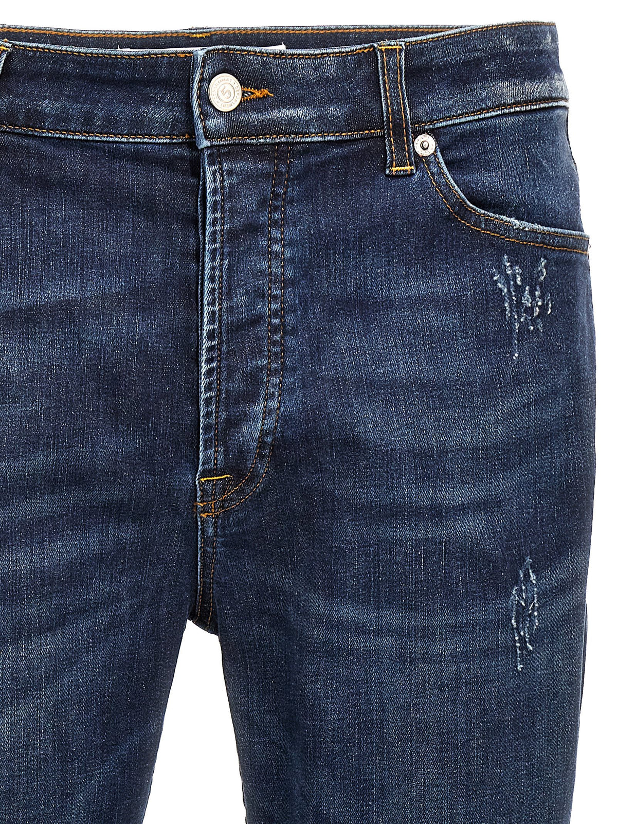 Department 5 Blue Cotton Jeans Denim