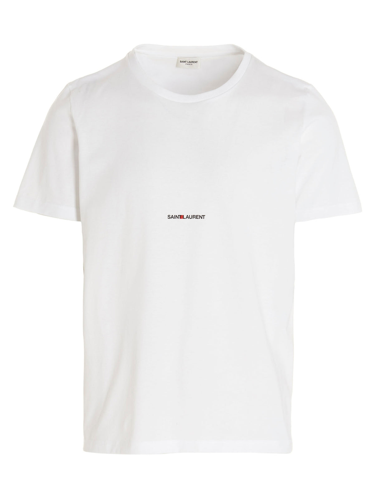 T-shirt blanc en coton Saint Laurent