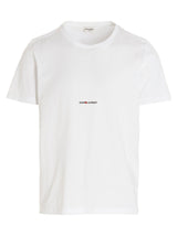 T-shirt blanc en coton Saint Laurent