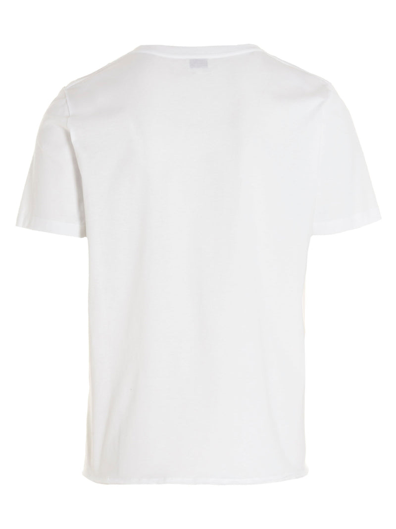 T-shirt blanc en coton Saint Laurent