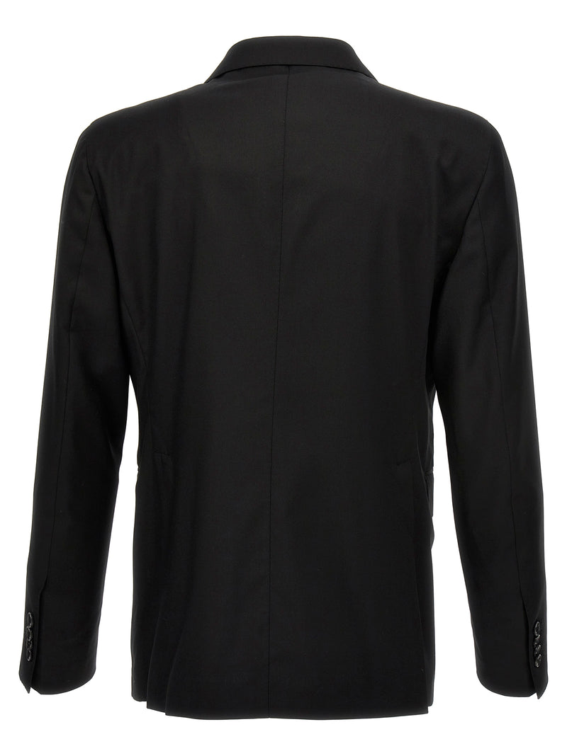 Costume deux pièces Tagliatore noir en laine vierge