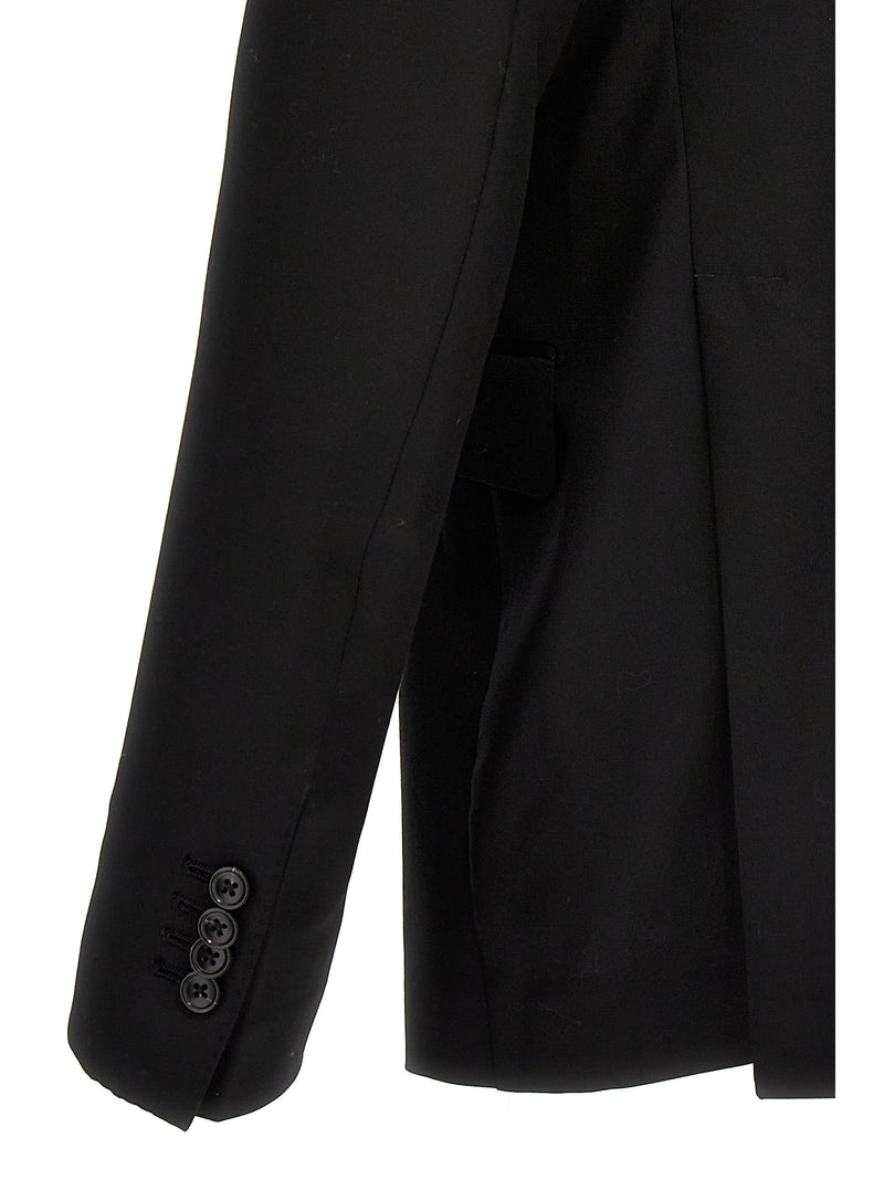 Costume deux pièces Tagliatore noir en laine vierge