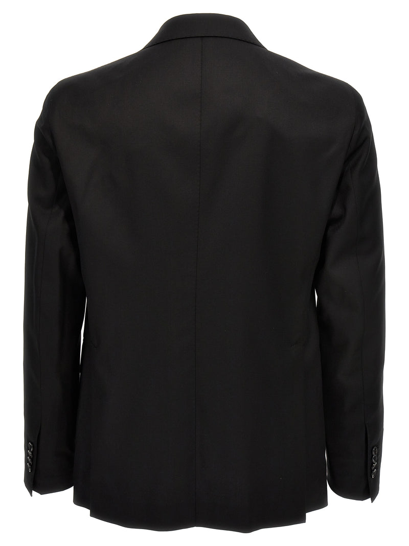 Costume deux pièces Tagliatore noir en laine vierge