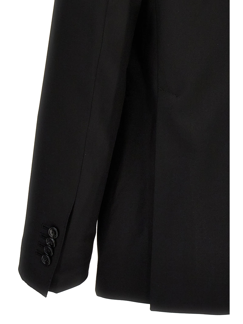 Costume deux pièces Tagliatore noir en laine vierge