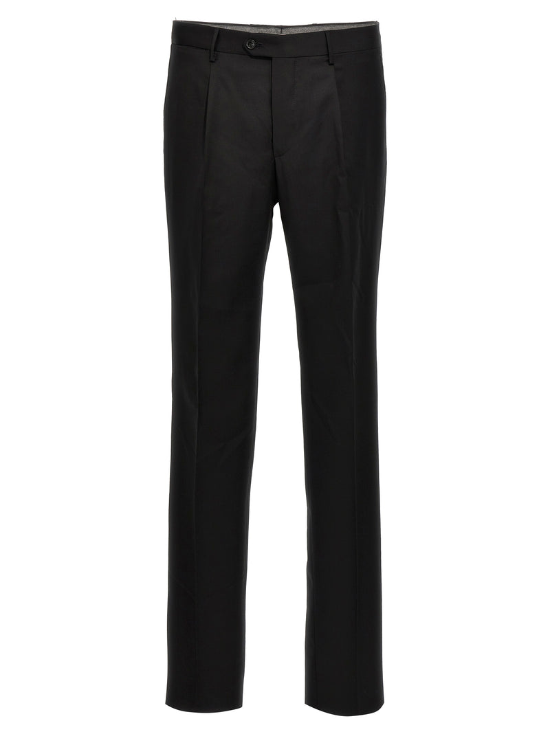 Costume deux pièces Tagliatore noir en laine vierge